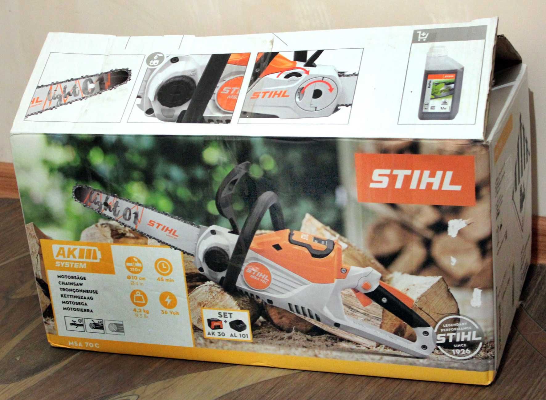 Пила цепная аккумуляторная STIHL MSA 70 C-B SET, Original