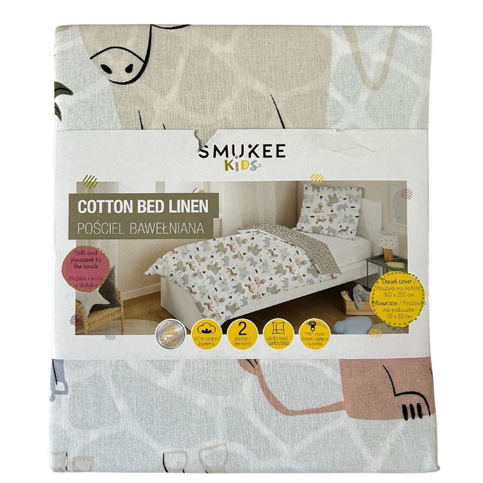 Dziecięca pościel Smukee 160x200 cm bawełna