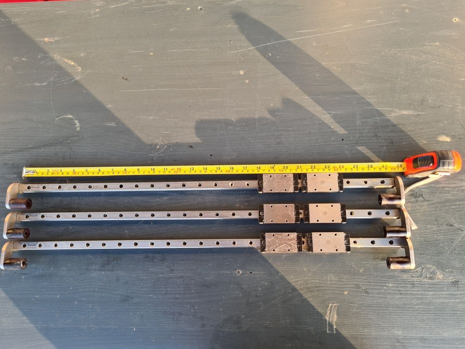 Prowadnica liniowa rexroth z dwoma wózkami