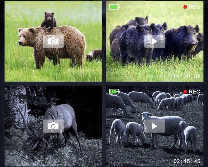Інфрачервоний бінокль нічного бачення 1080P 3800mAh Внаявності