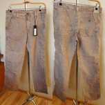 Spodnie nowe z metką cappuccino brązowe jeans M-L