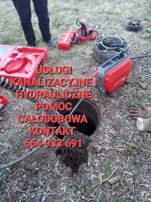 HYDRAULIK udrażnianie rur kanalizacyjnych 24/7 Monitoring Kanalizacji