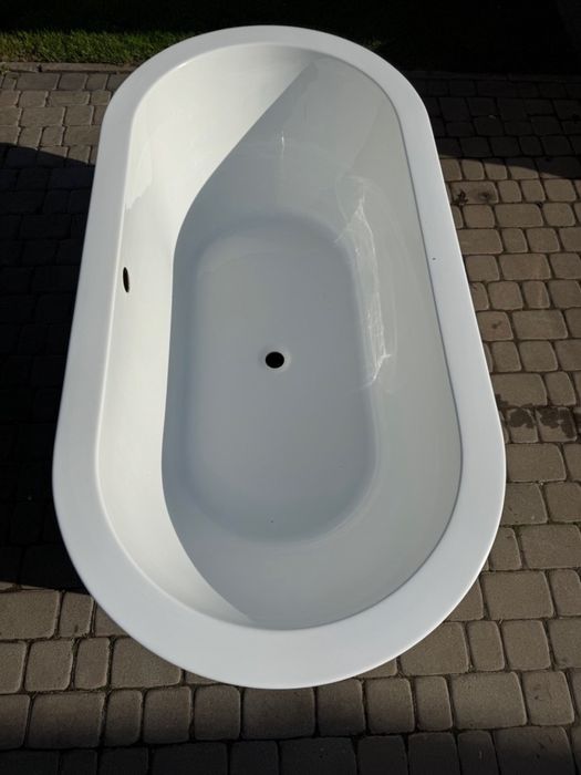 Ванна акрилова 160 см (00221) ванна вільностояча