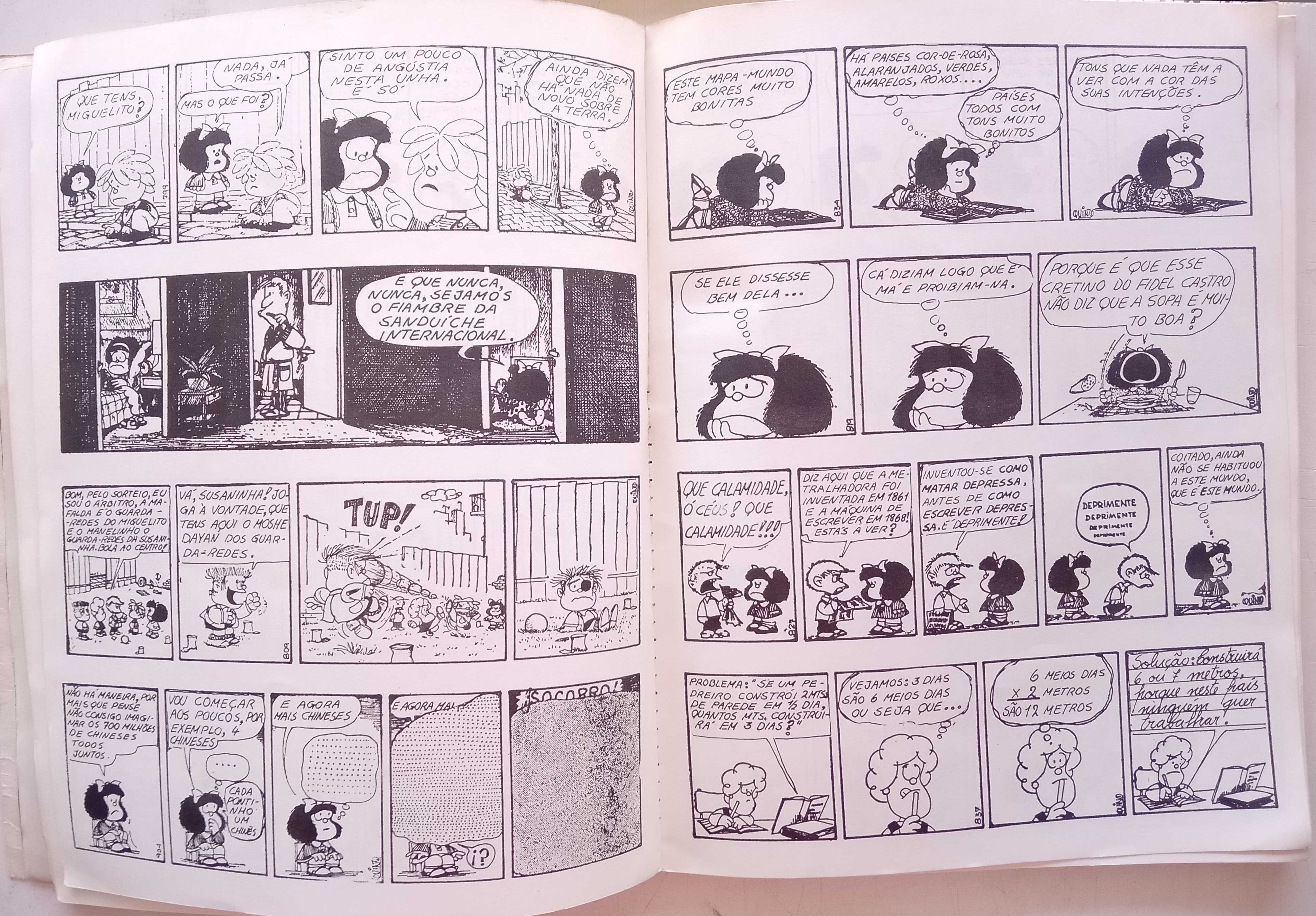 Quino  - - - Os Sarilhos da Mafalda - - - - - Livro