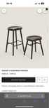 Taboret stołek Zara Home czarny