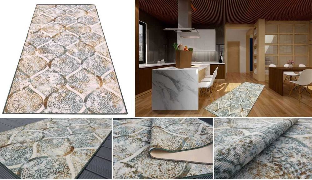 Chodnik antypoślizgowy, 66x110 Nowy, turecki, modny!