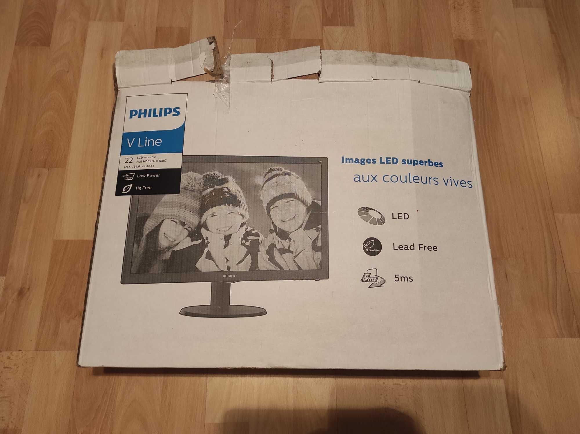 Monitor LED Philips V Line 22 cale