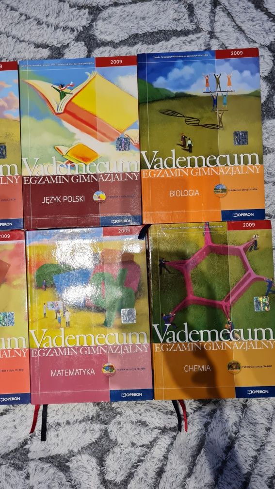 Vademecum - egzamin gimnazjalny - matematyka, chemia,geografia,biologi