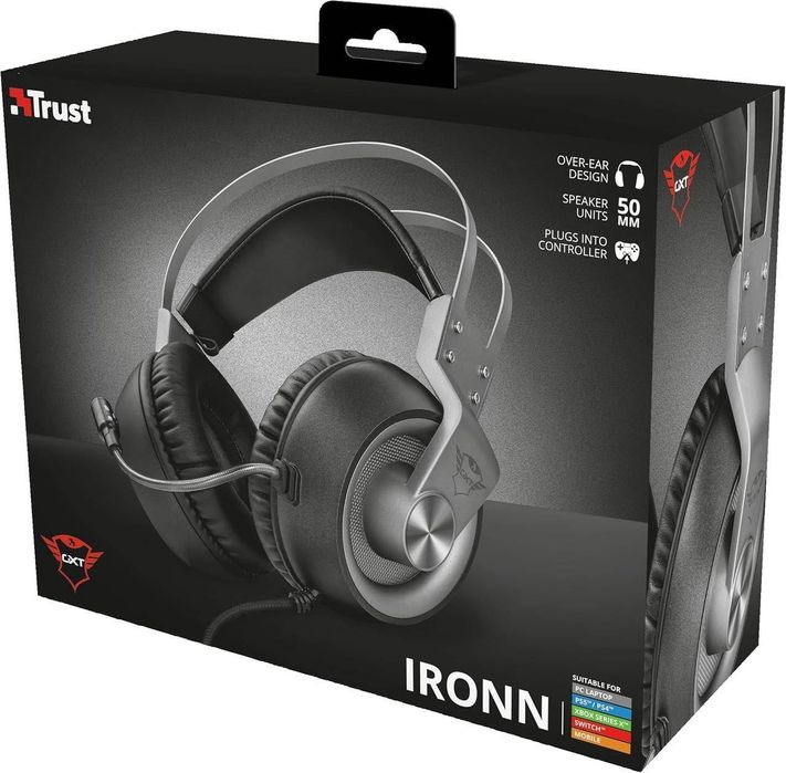 Дротова геймерська гарнітура Trust Gaming GXT 430 Ironn з мікрофоном