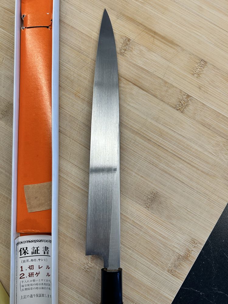 Yanagiba27 cm kuta stal weglowa hagane