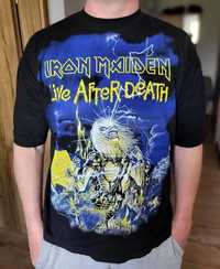 Iron maiden life after death vintage t shirt metal