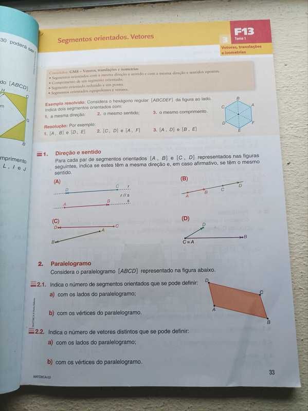 Matemática Dinâmica 8º ano, caderno de atividades.