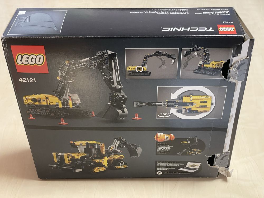 Lego 42121 Wytrzymała koparka TECHNIC