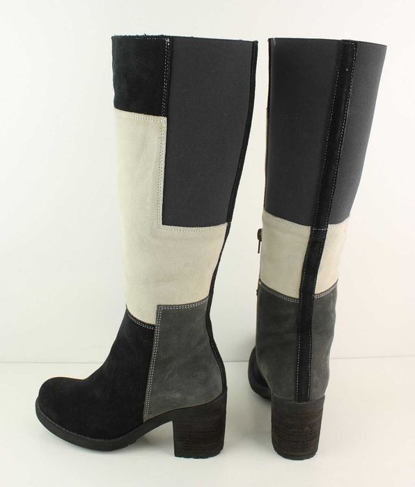 APPLE OF EDEN - wysokogatunkowe, zamszowe kozaki ROZM 36