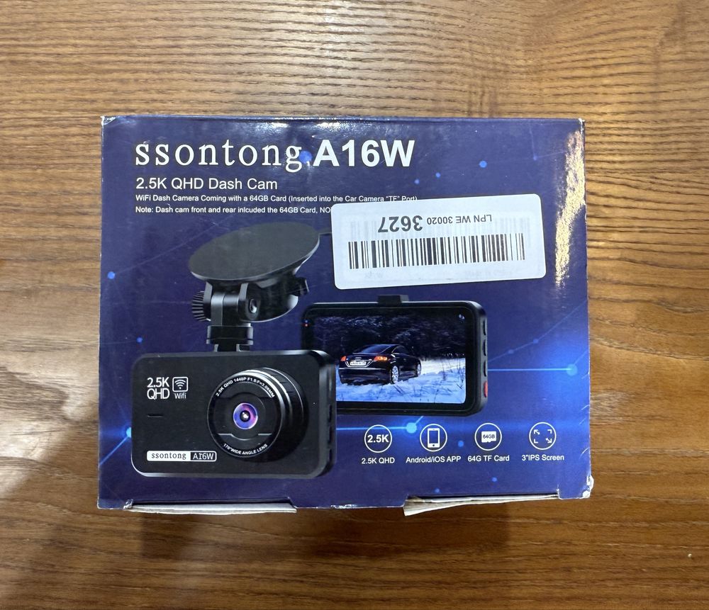 Реєстратор для автомобілів SSONTONG A16W