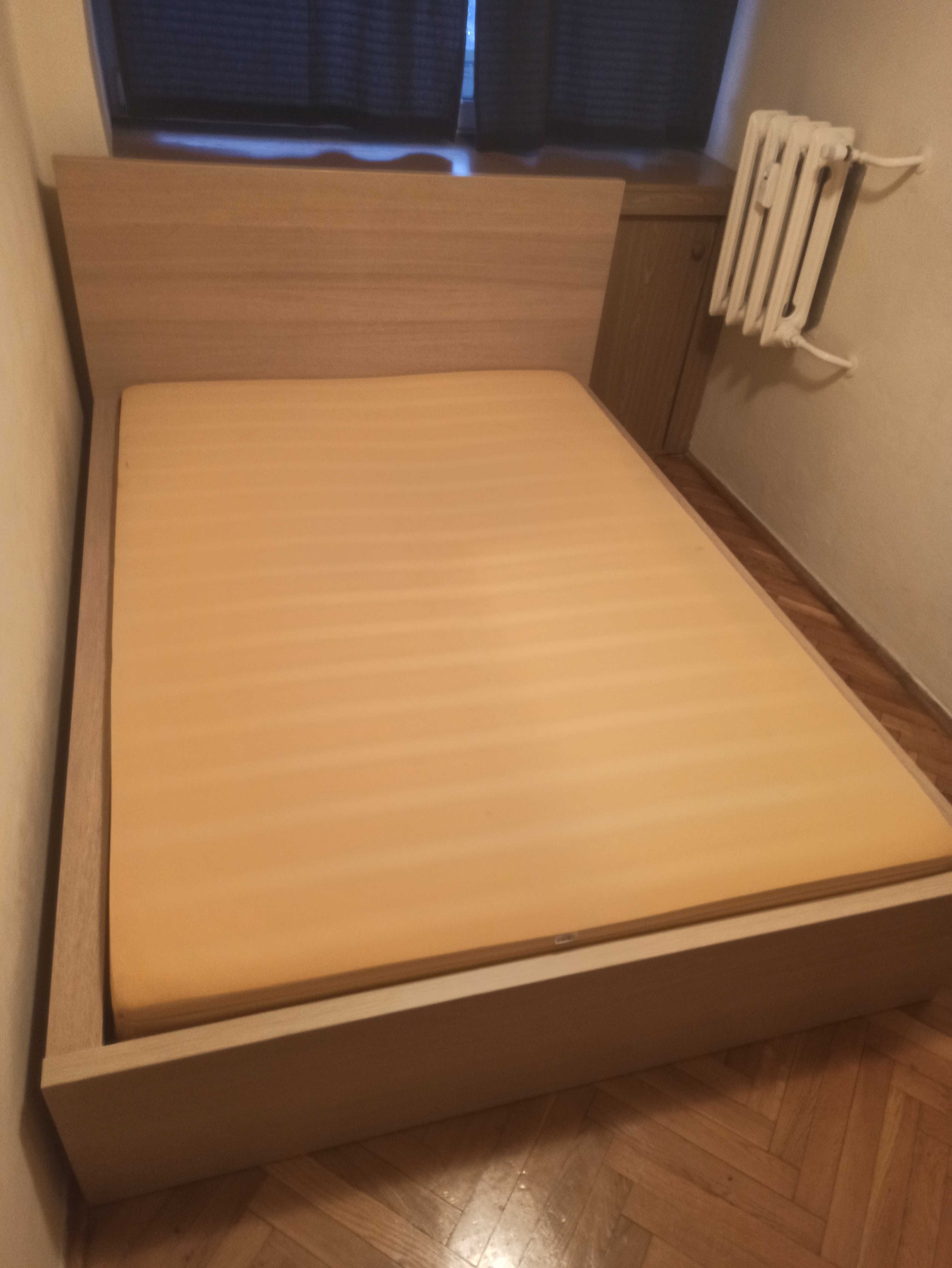 materac piankowy poliuretanowy 140 cm Ikea Malfors
