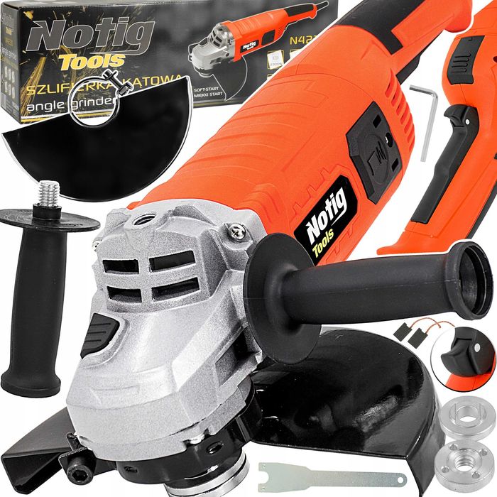 SZLIFIERKA KĄTOWA 230MM DIAX Duża Mocna Wolny Star Sieciowa 2300W