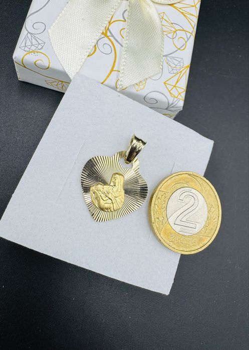 Nowa zlota zawieszka proba 585 waga 1,62g