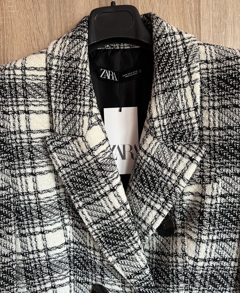Zara marynarka w krate M nowa z metką