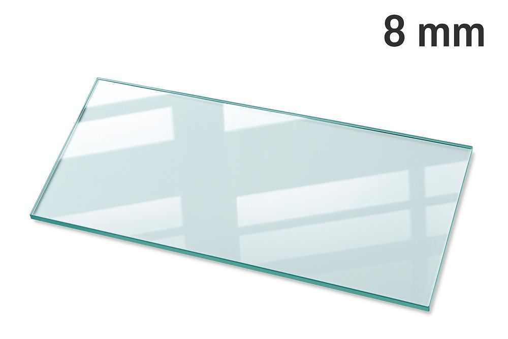 Blat ze szkła hartowanego 8mm 120 x 60