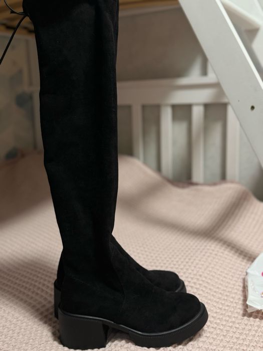 Сапог натуральна замша