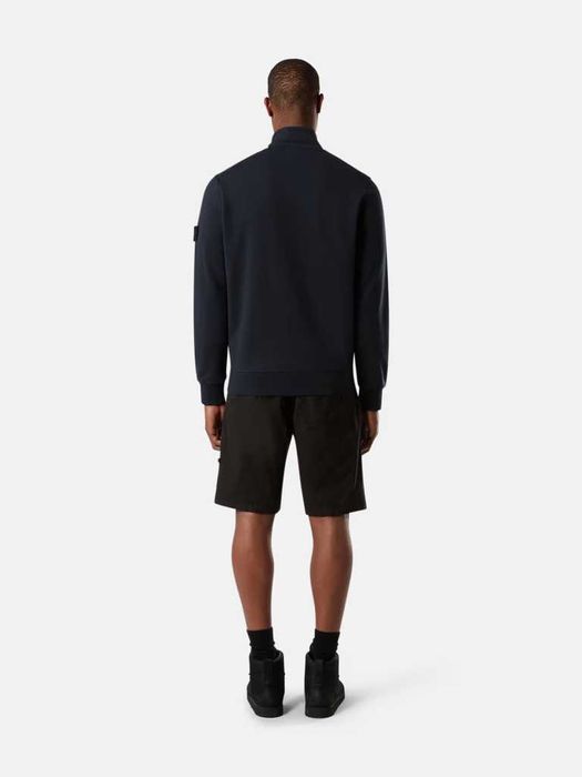 Світшот STONE ISLAND 64351 Classic Zip Sweatshirt Dark Blue SI0176-D