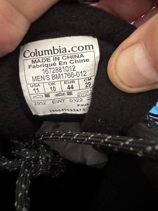 Ботінки Columbia Fire Camp Waterproof -32 (BM1766 012) Оригінал (29см)