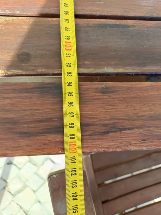 Mesa de jardim 1,80 x 1.00 extensível