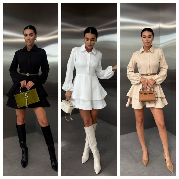 Жіноча сукня з воланами