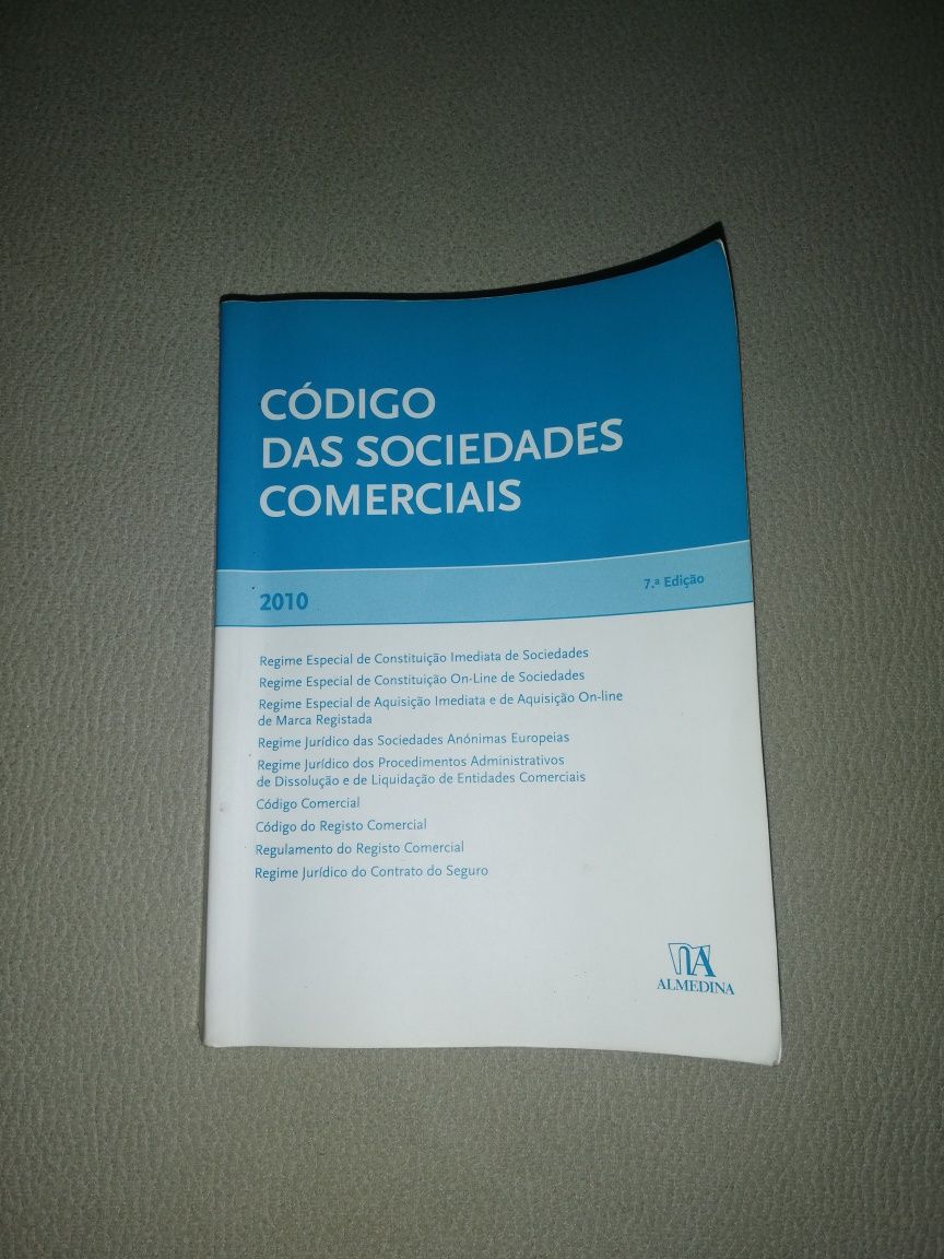 Livro Código das Sociedades Comerciais