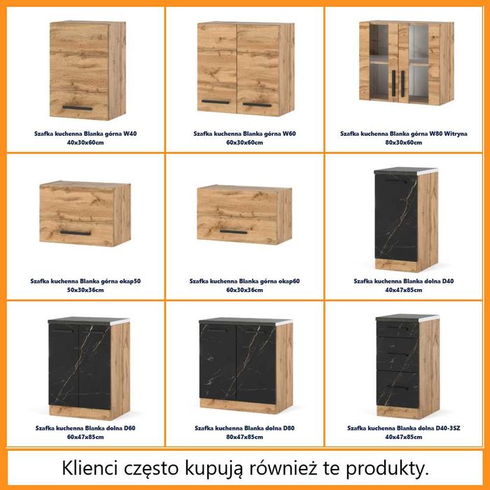 Meble Kuchenne Modułowe Rest 2.0m Nowoczesna Kuchnia Szafki Pojemne
