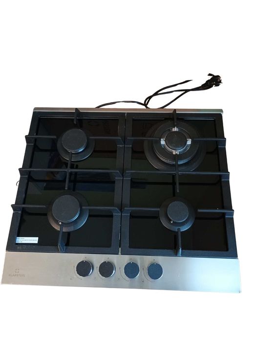 Płyta gazowa Klarstein Alchemist 60 cm 4 palniki srebrna LPG/ziemny