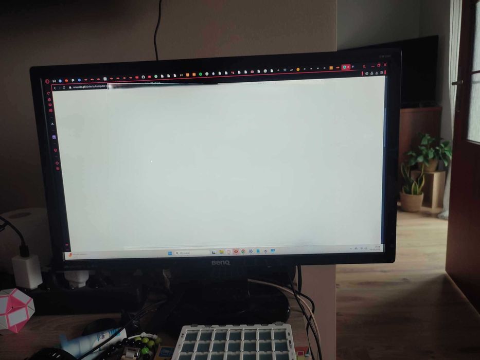 komputer Intel Core i5-10400F  NVIDIA GeForce GTX 1050 Ti monitor 22'