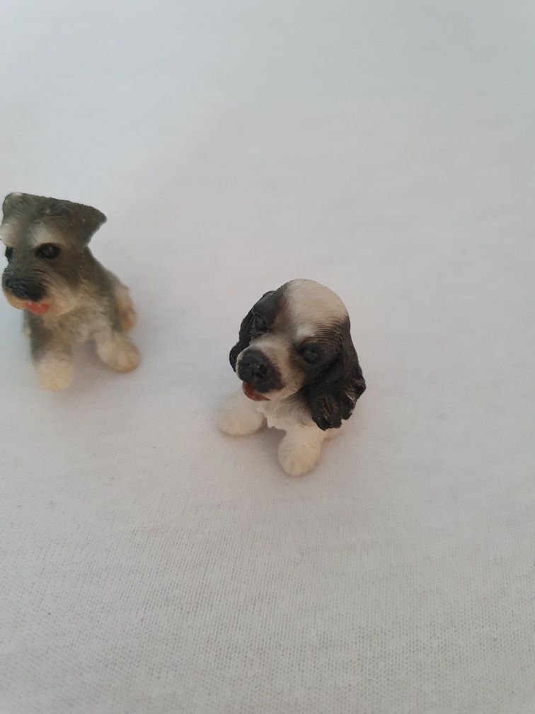 Figurki piesków psy pies zabawki małe pieski figurka ozdoba