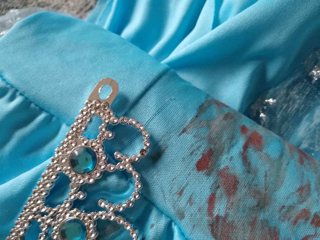 Kostium karnawałowy Frozen Elsa Zombie