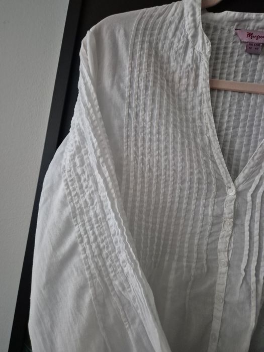 Przepiękna biała koszula bawełniana 100% s m l