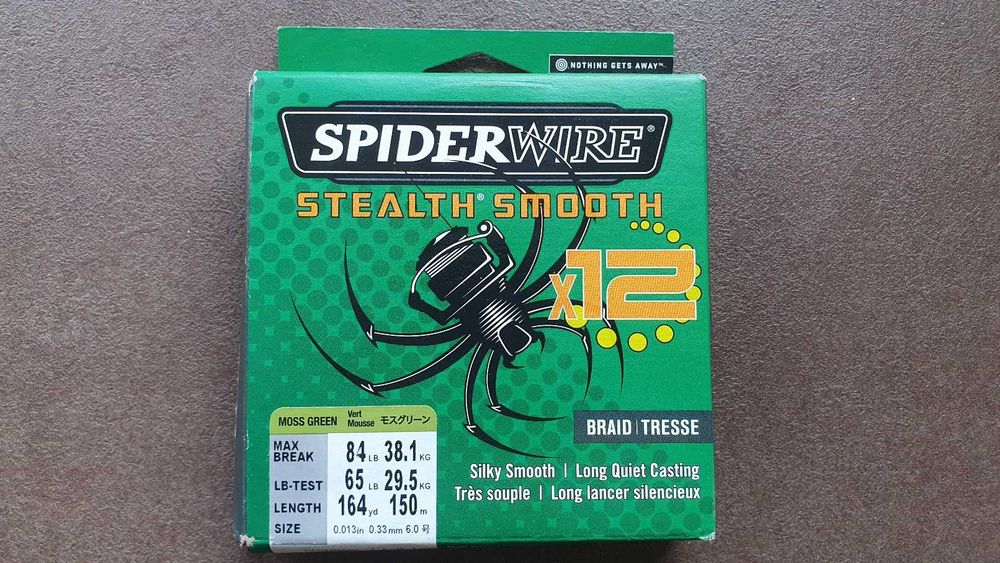 Plecionka SpiderWire Stealth Smooth12 150m 0,33mm - 12 splotów Zielona