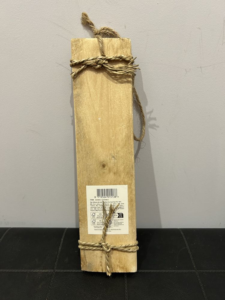 Tabliczka ozdobna z drzewa dryftowego nr.7711