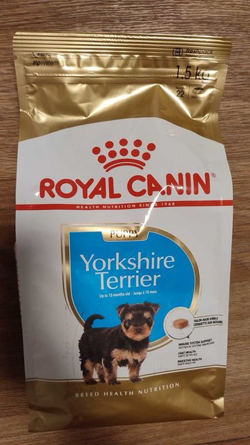 Корм для цуценят йорка Royal Canin Yorkshire Terrier Puppy 1,5кг