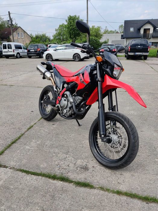 Honda CRF250M supermoto / zamiana