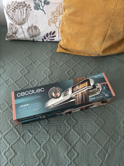 Cecotec | RitualCare Air Lisse 2in1 Champagne Alisador de cabelo a ar
