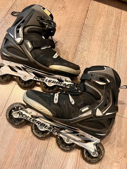 Rolki Rollerblade spark tr80 + Ochraniacze Powerslide + Plecak Oxelo