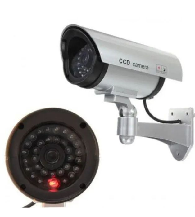 Муляж камеры видеонаблюдения купольная, двигающаяся наружная