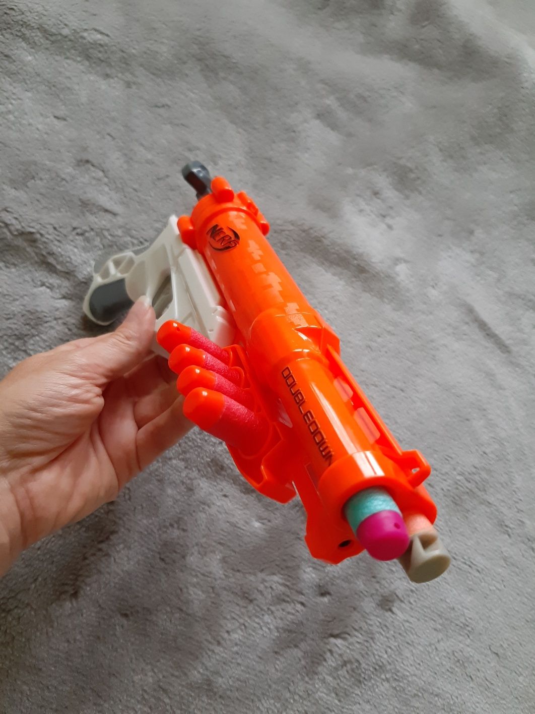 Pistolet Nerf Doubledown + 6 strzałek