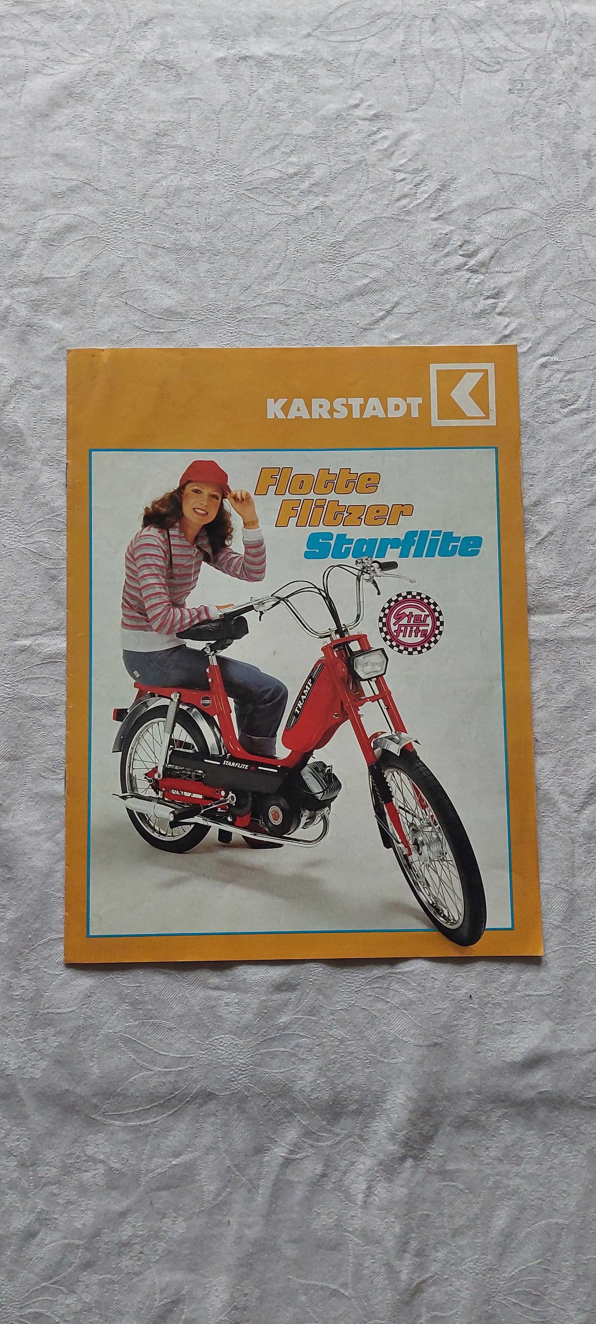 Karstadt - prospekt reklamowy motorowerów Starflite pocz. lat 70-tych