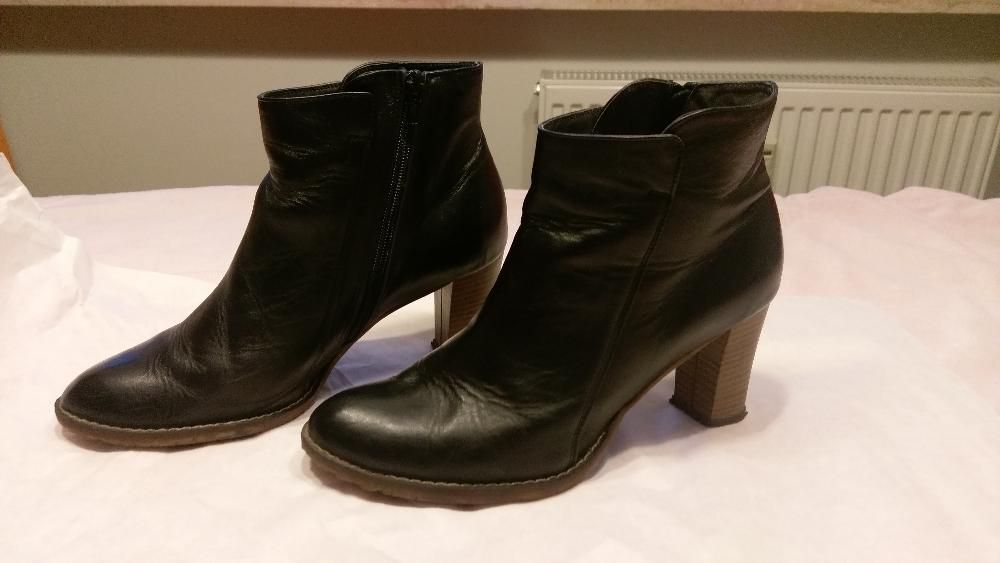 buty, kozaczki, botki skóra 40