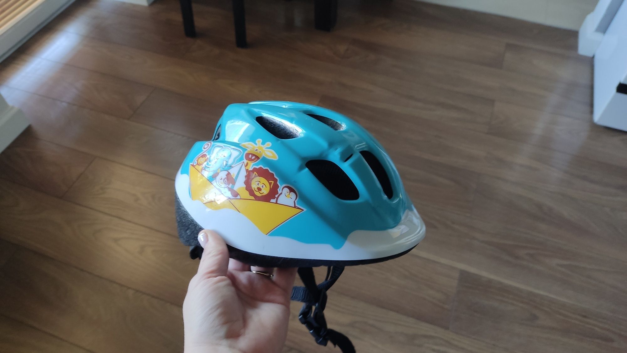 Kask rowerowy dziecięcy Decathlon 46 cm -53 cm