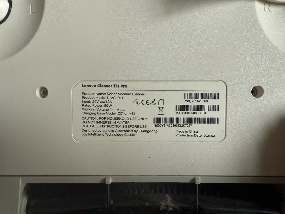 Lenovo cleaner t1s pro - automatyczny odkurzacz z funkcją mopowania
