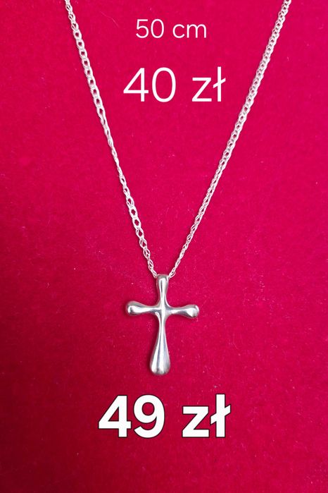 Krzyżyk srebrny 925