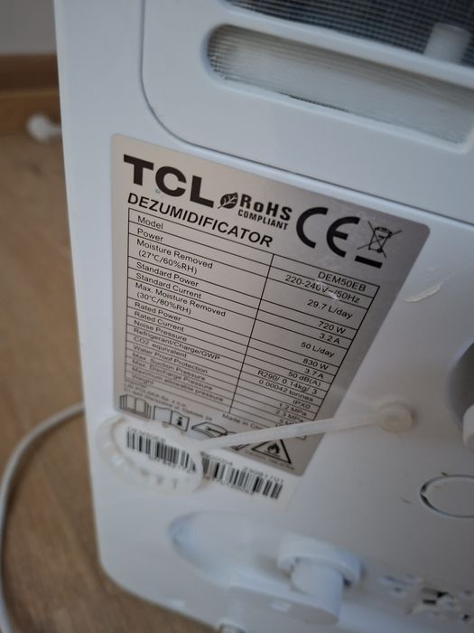 Osuszacz powietrza TCL DEM50EB